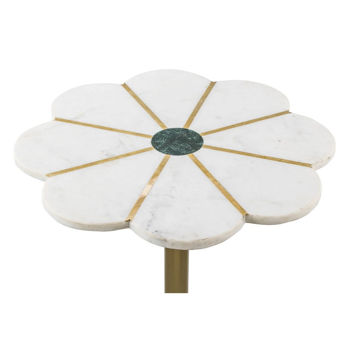 Zuo Modern Scallop Side Table, Multicolor