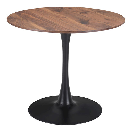 Zuo Modern Opus Dining Table, Brown/Black