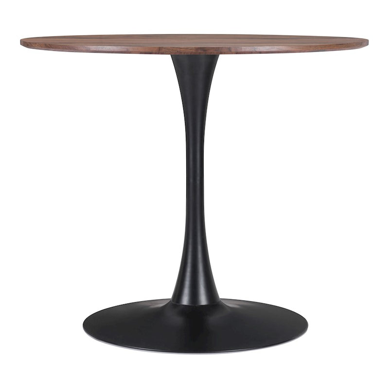 Zuo Modern Opus Dining Table, Brown/Black