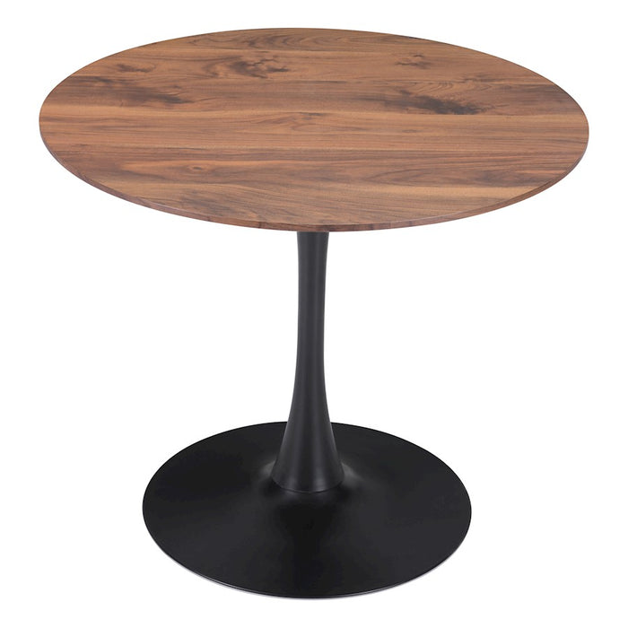 Zuo Modern Opus Dining Table, Brown/Black