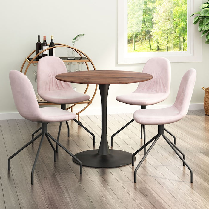 Zuo Modern Opus Dining Table, Brown/Black