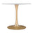 Zuo Modern Opus Dining Table, White/Gold