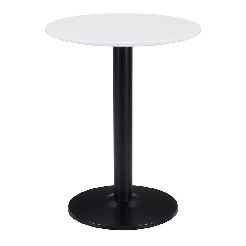 Zuo Modern Alto Bistro Table, White/Black