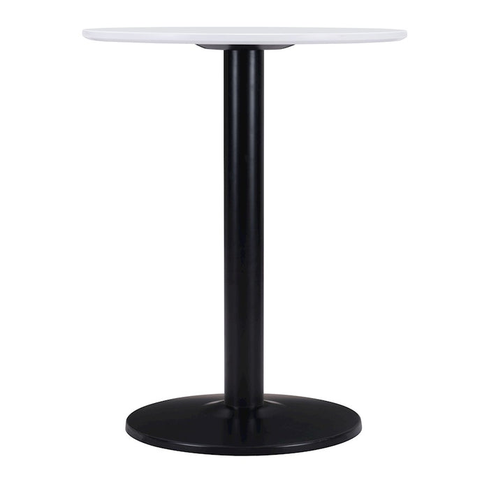 Zuo Modern Alto Bistro Table, White/Black