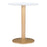Zuo Modern Alto Bistro Table, White/Gold
