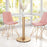Zuo Modern Alto Bistro Table, White/Gold