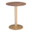 Zuo Modern Alto Bistro Table, Brown/Gold - 101571