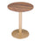 Zuo Modern Alto Bistro Table, Brown/Gold