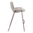 Zuo Modern Desi Counter Stool Set of 2, Beige/Walnut