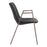 Zuo Modern Desi Dining Chair Set of 2, Black/Walnut