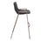 Zuo Modern Desi BarStool Set of 2, Black/Walnut