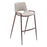 Zuo Modern Desi BarStool Set of 2, Beige/Walnut