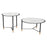Zuo Modern Davis Coffee Table Set of 2, White/Black - 101704