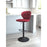 Zuo Modern Salem BarStool, Red
