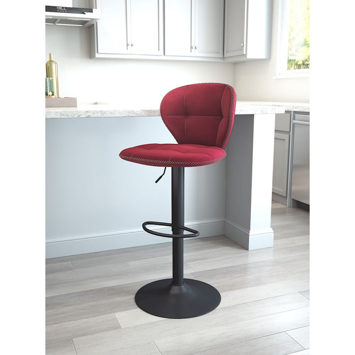 Zuo Modern Salem BarStool, Red