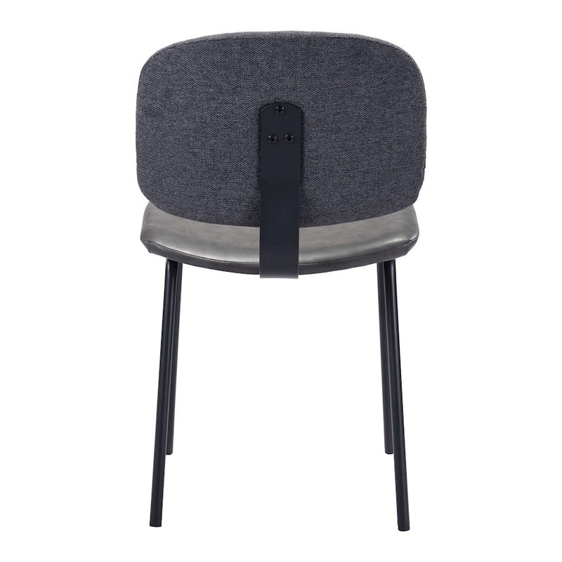 Zuo Modern Worcester Dining Chair Set of 2, Gray