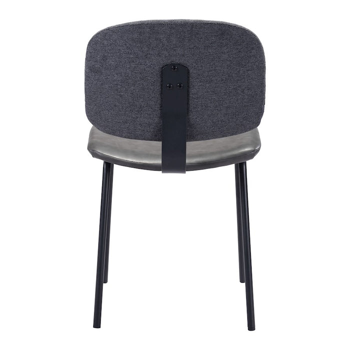 Zuo Modern Worcester Dining Chair Set of 2, Gray