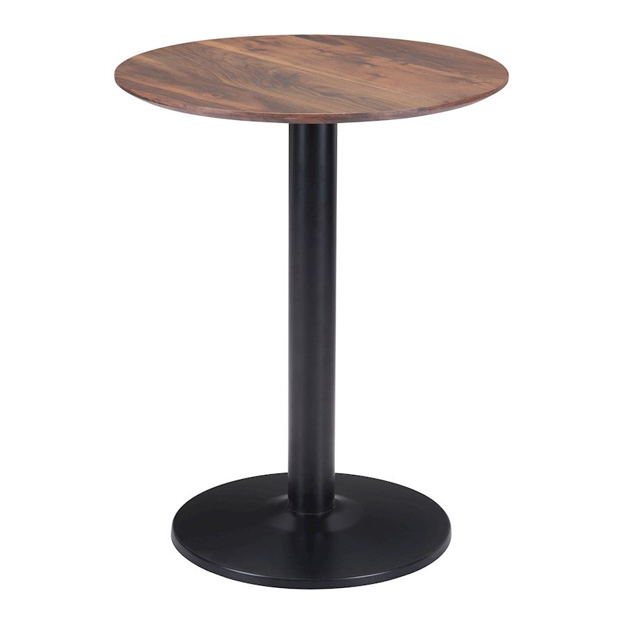 Zuo Modern Alto Bistro Table, Brown/Black - 101740