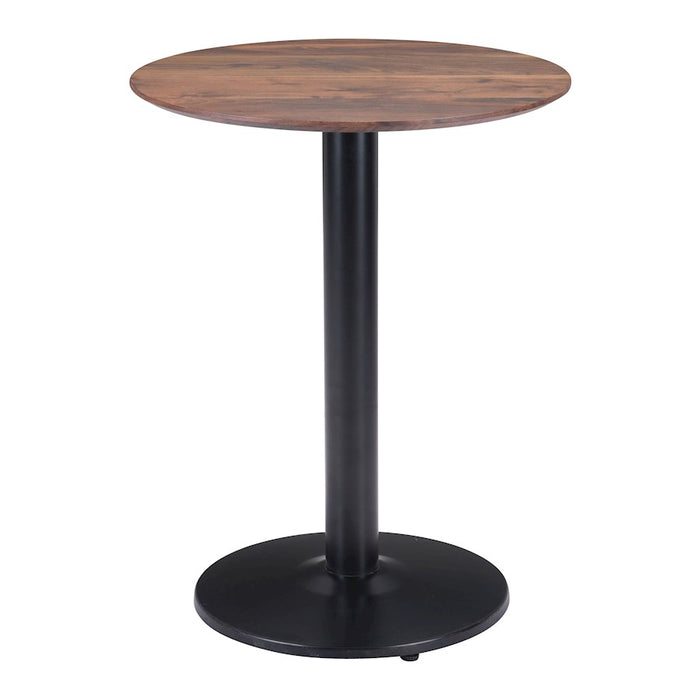 Zuo Modern Alto Bistro Table, Brown/Black
