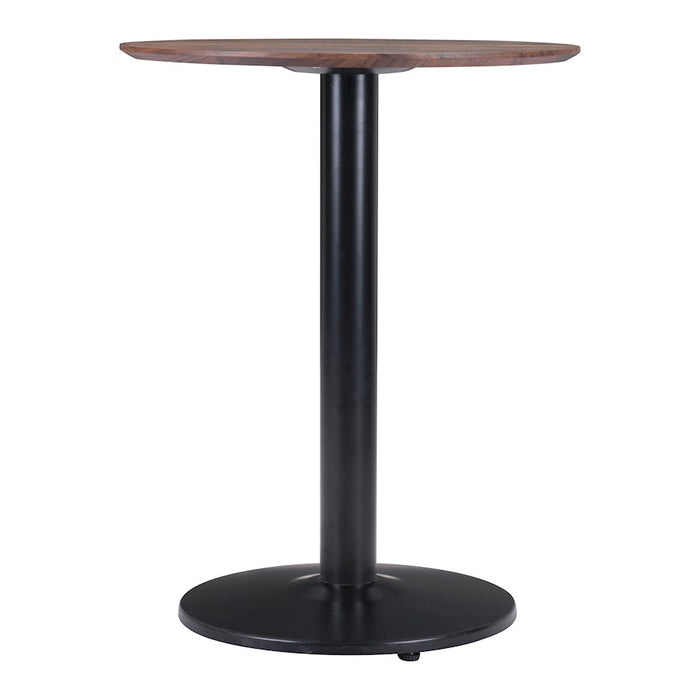 Zuo Modern Alto Bistro Table, Brown/Black