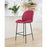 Zuo Modern Miles Counter Stool, Red