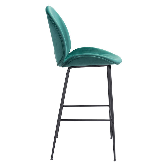 Zuo Modern Miles BarStool, Green