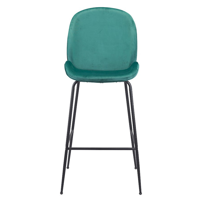 Zuo Modern Miles BarStool, Green