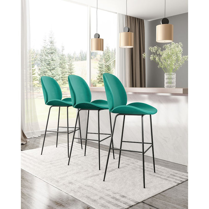 Zuo Modern Miles BarStool, Green