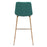 Zuo Modern Tony BarStool, Green/Gold