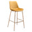 Zuo Modern Tony BarStool, Yellow/Gold - 101758