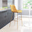 Zuo Modern Tony BarStool, Yellow/Gold