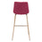 Zuo Modern Tony BarStool, Red/Gold
