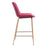 Zuo Modern Tony Counter Stool, Red/Gold