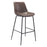 Zuo Modern Byron BarStool, Brown