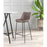 Zuo Modern Byron BarStool, Brown