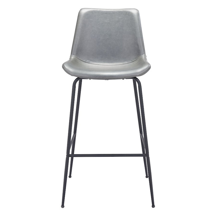 Zuo Modern Byron BarStool, Gray