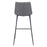 Zuo Modern Byron BarStool, Gray