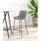 Zuo Modern Byron BarStool, Gray
