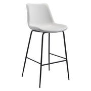 Zuo Modern Byron BarStool, White - 101773