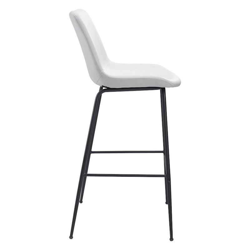 Zuo Modern Byron BarStool, White