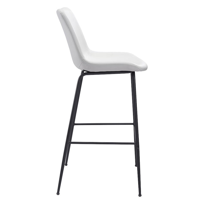 Zuo Modern Byron BarStool, White