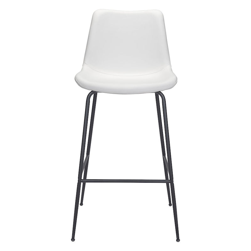 Zuo Modern Byron BarStool, White