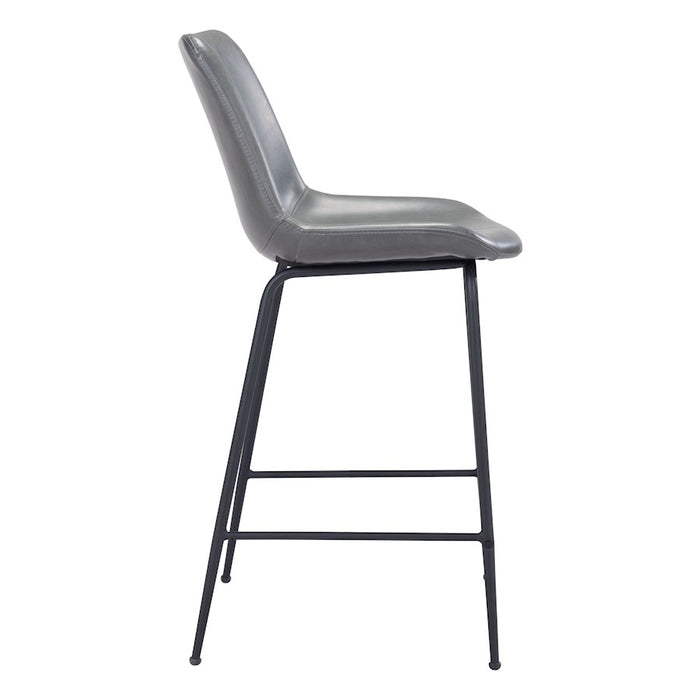 Zuo Modern Byron Counter Stool, Gray