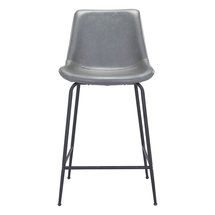 Zuo Modern Byron Counter Stool, Gray