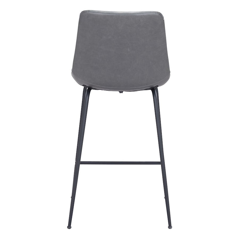 Zuo Modern Byron Counter Stool, Gray