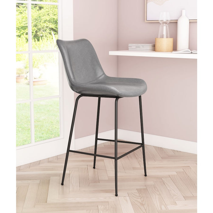 Zuo Modern Byron Counter Stool, Gray