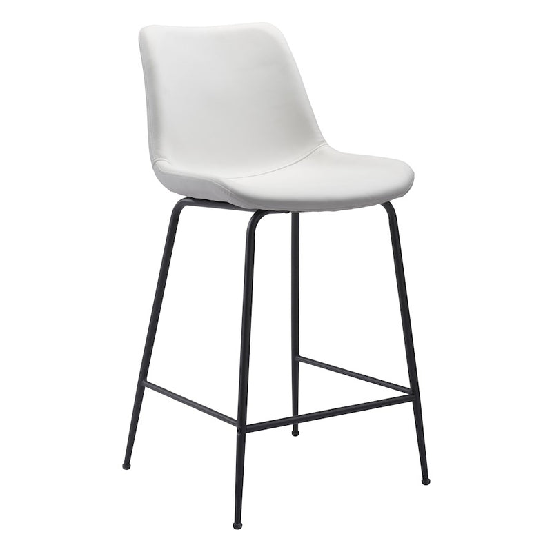 Zuo Modern Byron Counter Stool, White - 101776