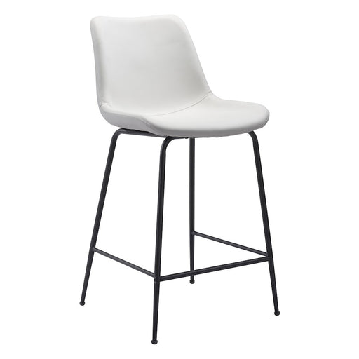Zuo Modern Byron Counter Stool, White