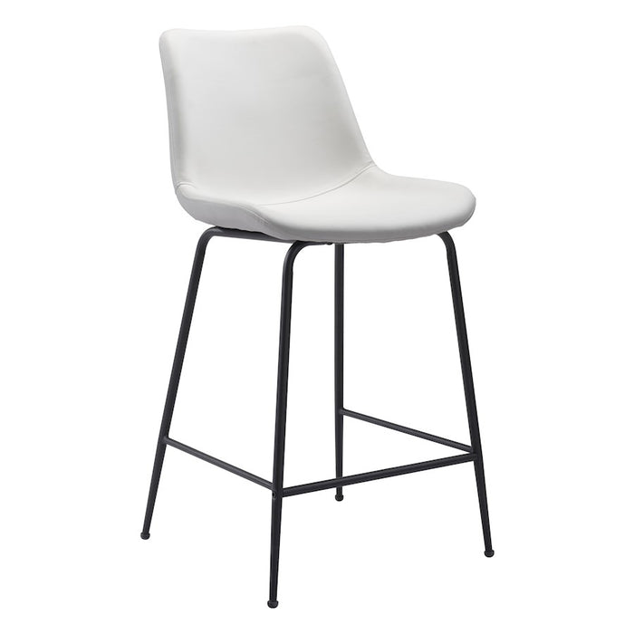 Zuo Modern Byron Counter Stool, White