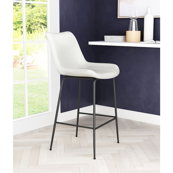 Zuo Modern Byron Counter Stool, White